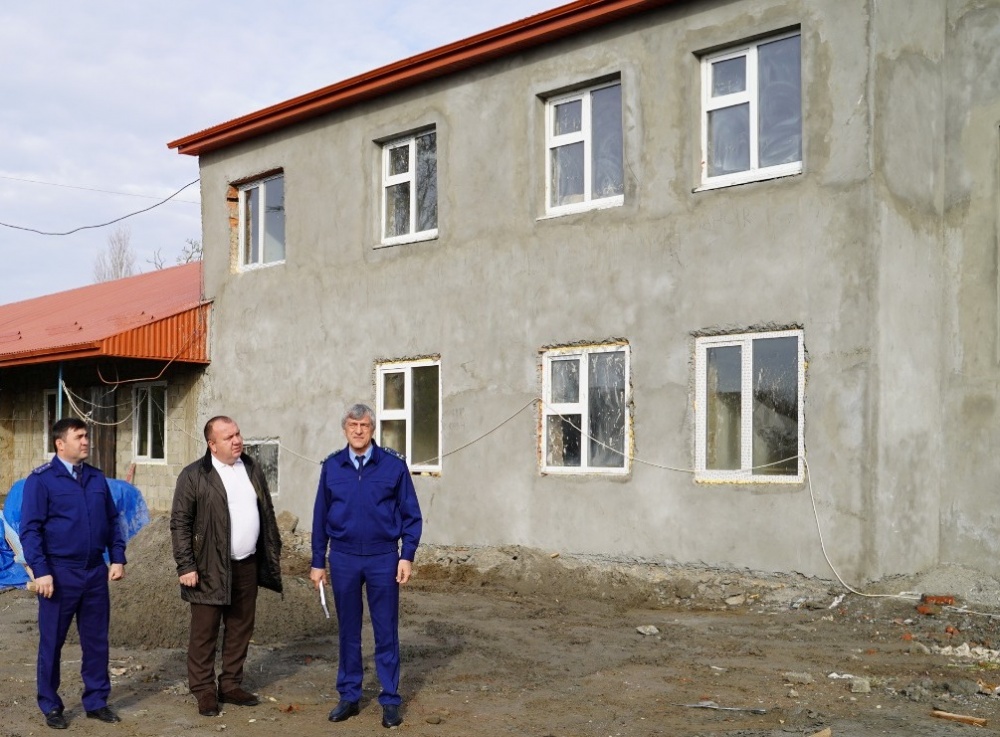 Власти Хасавюртовского района и органы Прокуратуры  проинспектировали  ход капремонта объектов образования муниципалитета