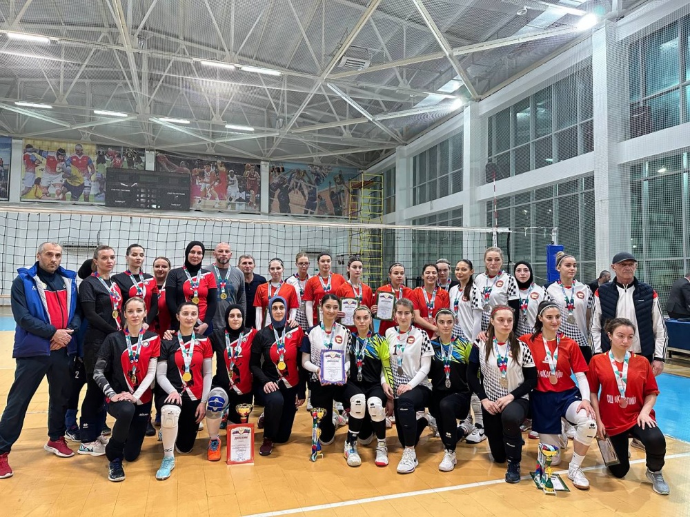 Женская волейбольная команда Хасавюртовского района – Чемпион Дагестана 2023