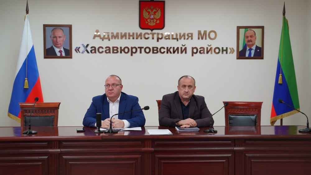 Администрация Хасавюртовского района приняла участие в работе Правительственного совещания в режиме ВКС  под руководством Абдурахмана Махмудова