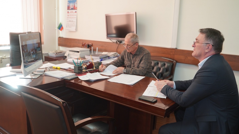 Администрация Хасавюртовского района приняла участие в работе совещания  в режиме ВКС  Министерства сельского хозяйства и продовольствия РД