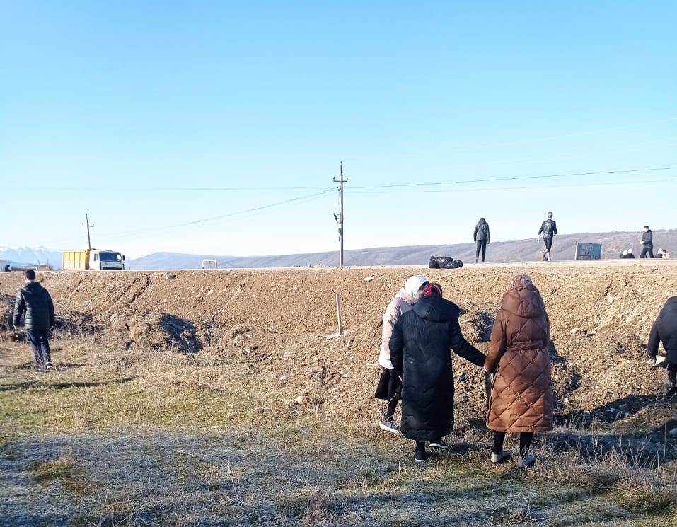 В преддверии месяца Рамадан  в поселениях Хасавюртовского района продолжаются   субботники по благоустройству и санитарной очистке