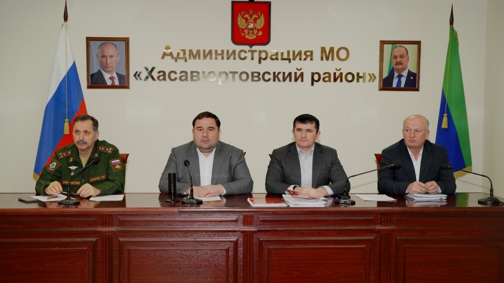 Глава Хасавюртовского района принял участие в работе Правительственного совещания  в режиме видеоконференцсвязи под руководством Магомеда Баачилова