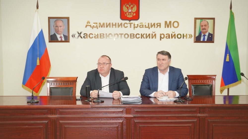 Администрация Хасавюртовского района приняла участие в работе  заседания Оперативного штаба РД в режиме видеоконференцсвязи под руководством Сергея Меликова
