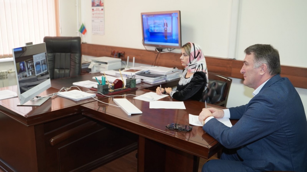 Администрация Хасавюртовского района приняла участие в работе  заседания рабочей группы   в режиме видеоконференцсвязи Министерства по земельным и имущественным отношениям РД