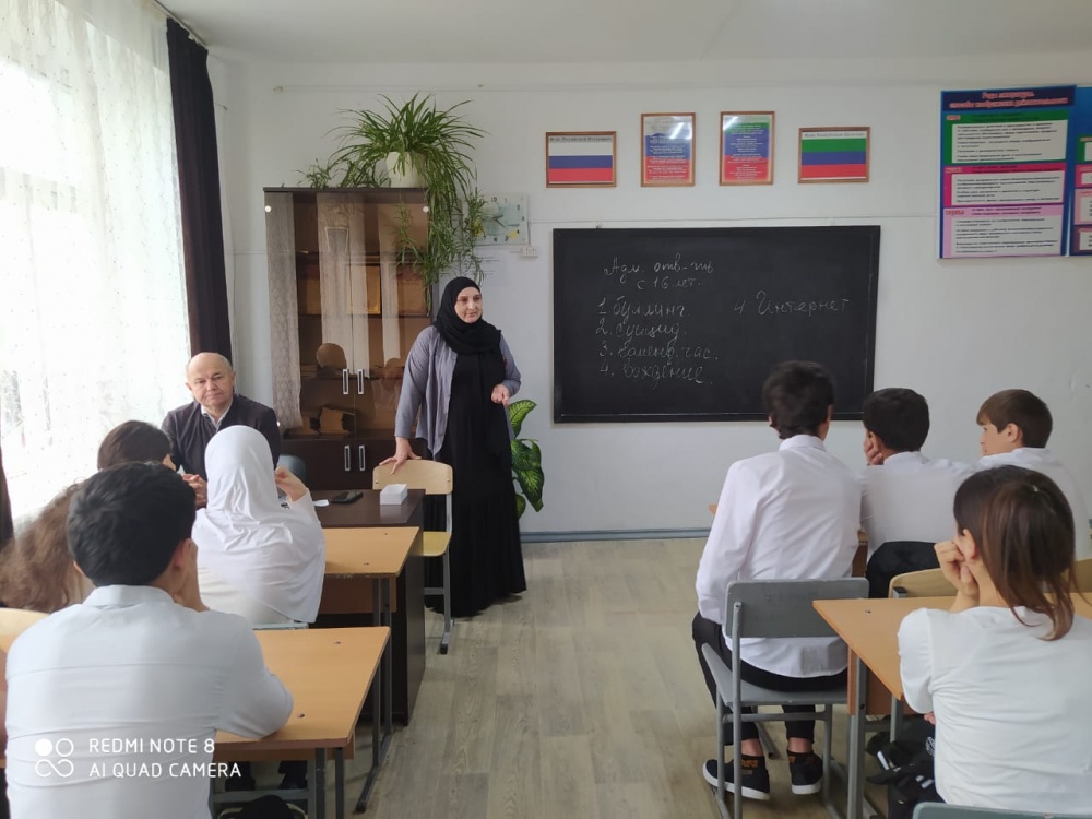 Профилактические беседы с учащимися школ Хасавюртовского района
