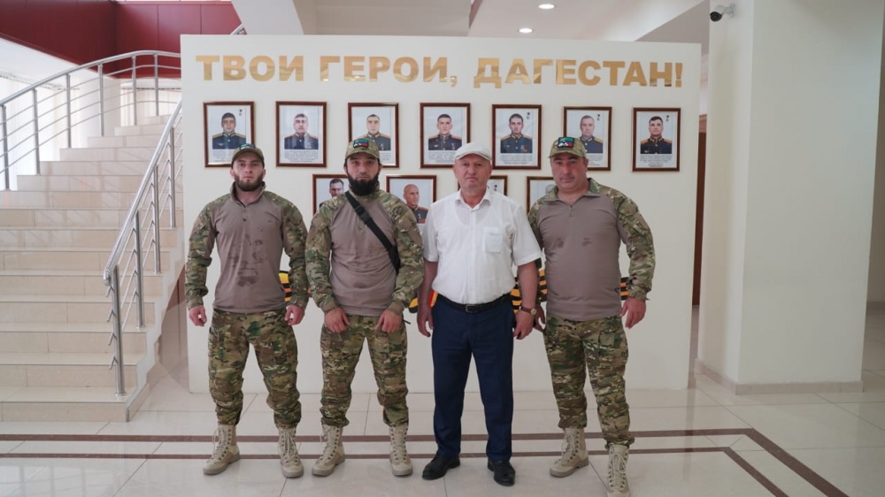 В Хасавюртовском районе проводили очередную группу добровольцев батальона «Каспий»
