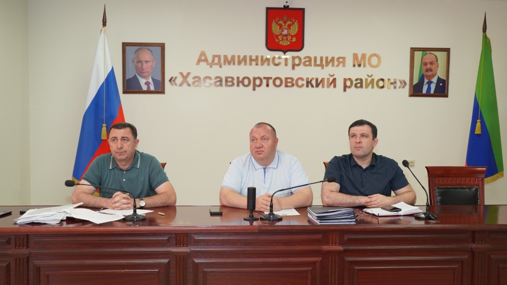 Администрация Хасавюртовского района приняла участие в работе заседания Координационного штаба  РД  в режиме ВКС  под руководством Манвела Мажонца