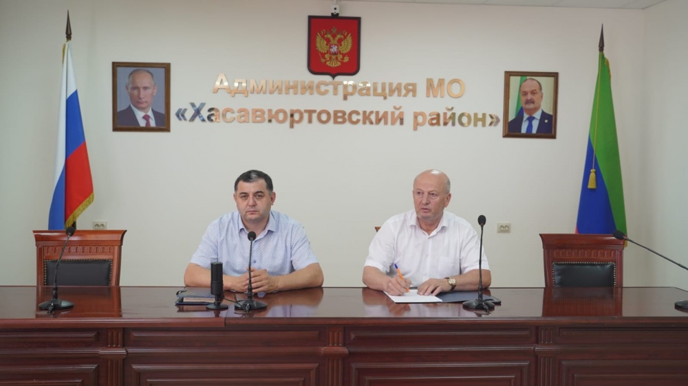 Администрация Хасавюртовского района приняла участие в работе Правительственного совещания   в режиме ВКС под руководством Абдурахмана Махмудова