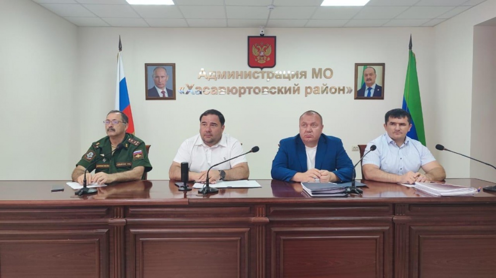 Глава Хасавюртовского района принял участие в работе Правительственного совещания Рабочей группы в режиме видеоконференцсвязи под руководством Сергея Меликова