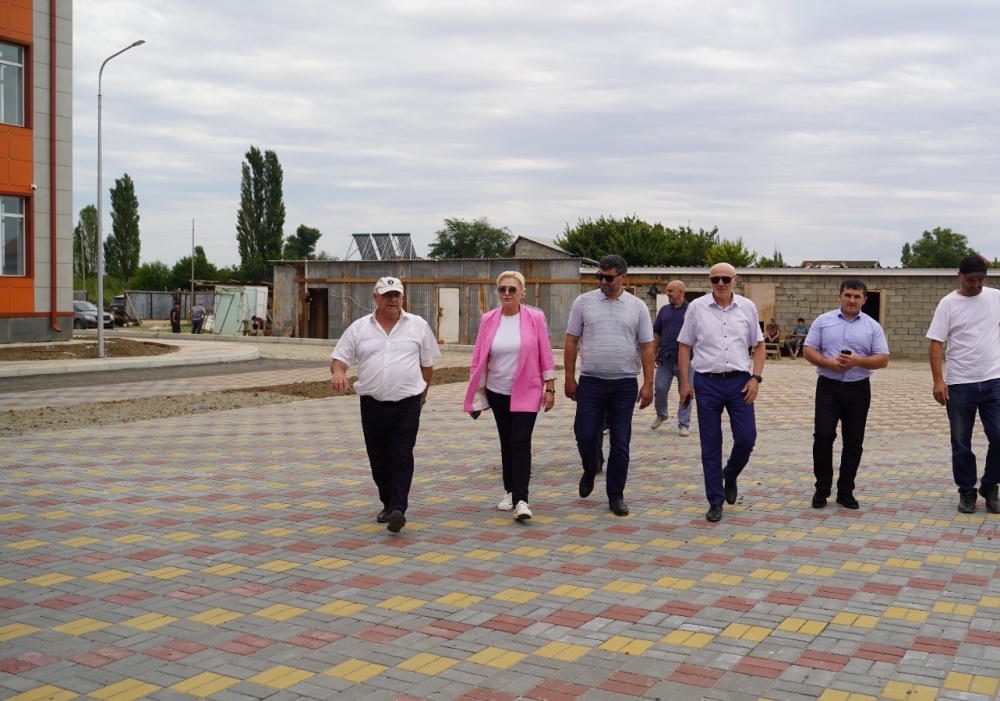 Елена Павлюченко посетила с рабочим визитом Хасавюртовский район