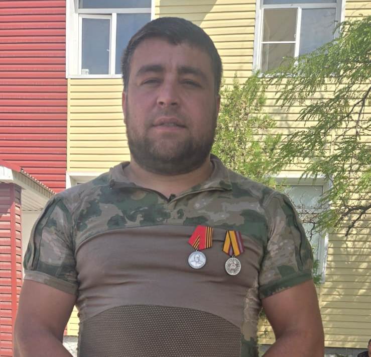 Участник специальной военной операции  Хасавюртовского района награжден медалью Жукова