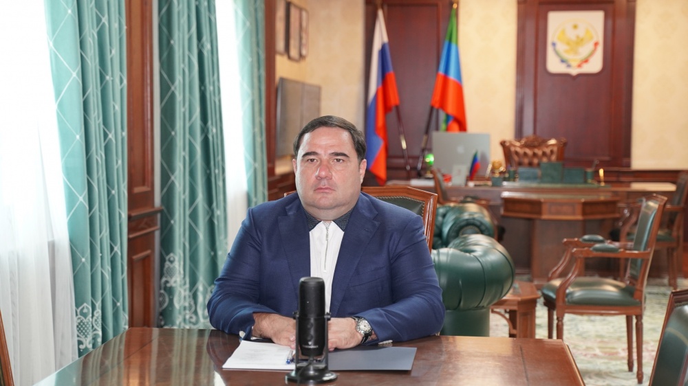 Глава Хасавюртовского района принял участие в работе  заседания Оперативного штаба РД в режиме видеоконференцсвязи под руководством Сергея Меликова