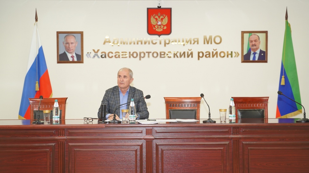 Администрация Хасавюртовского района приняла участие в работе совещания  в режиме ВКС  Министерства сельского хозяйства и продовольствия РД