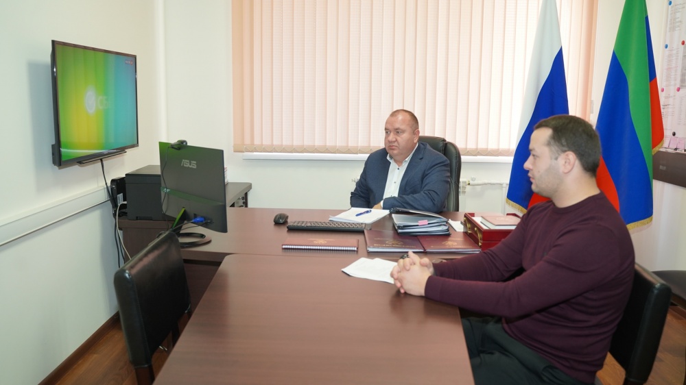 Администрация Хасавюртовского района приняла участие в работе Правительственного совещания    в режиме ВКС  под руководством Сергея Меликова