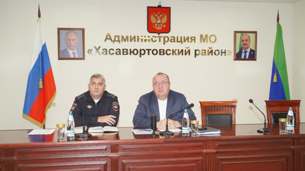 Администрация  Хасавюртовского района приняла участие в работе Правительственного заседания  по безопасности дорожного движения в режиме ВКС