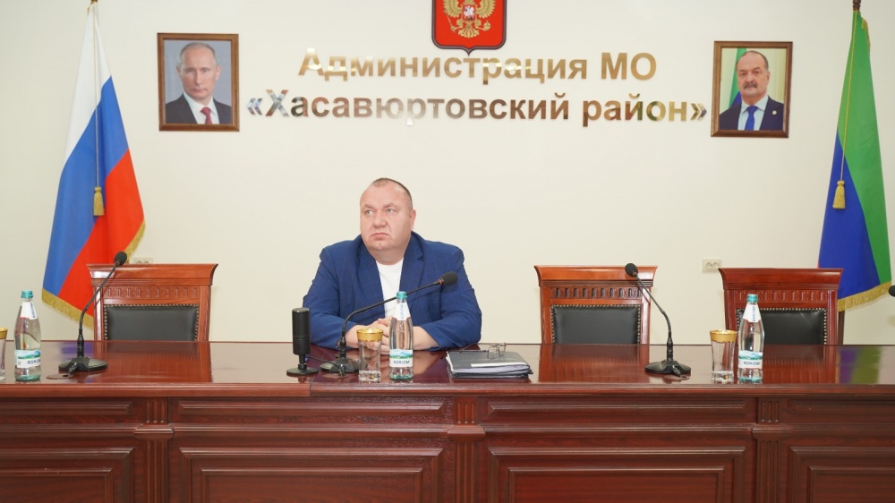 Администрация  Хасавюртовского района приняла   участие в работе заседания Координационного штаба  РД  в режиме ВКС  под председательством Манвела Мажонца