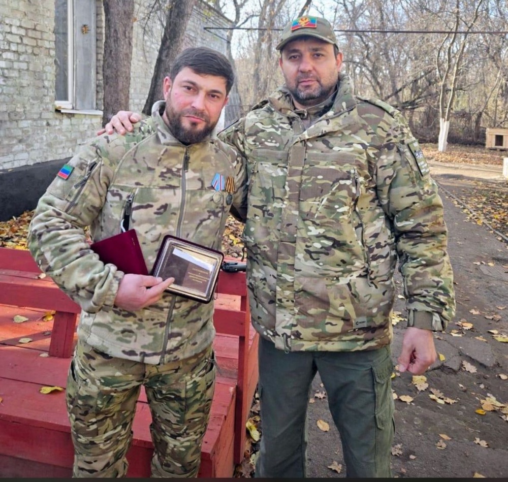 Участник СВО доброволец батальона Каспий награждён государственными медалями