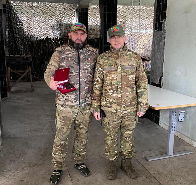 Участник СВО доброволец батальона Каспий Ибраков Рашидбек  Указом Главы РД награжден  медалью « За проявленное мужество»