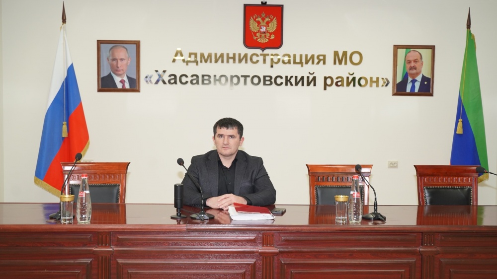 Администрация  Хасавюртовского района приняла  участие в работе Правительственного совещания в режиме ВКС   под руководством Абдурахмана Махмудова