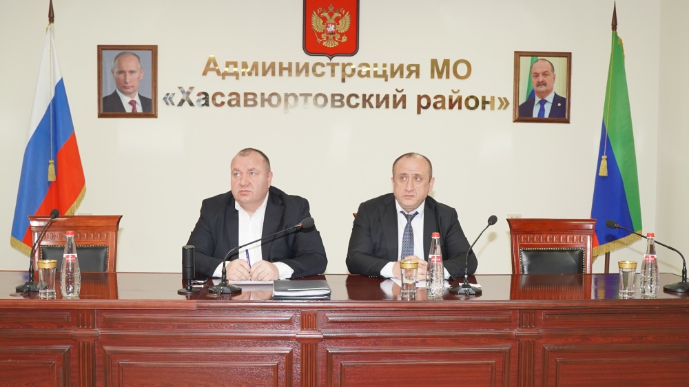 Администрация  Хасавюртовского района приняла  участие в работе Правительственного совещания в режиме ВКС   под руководством Абдулмуслима Абдулмуслимова