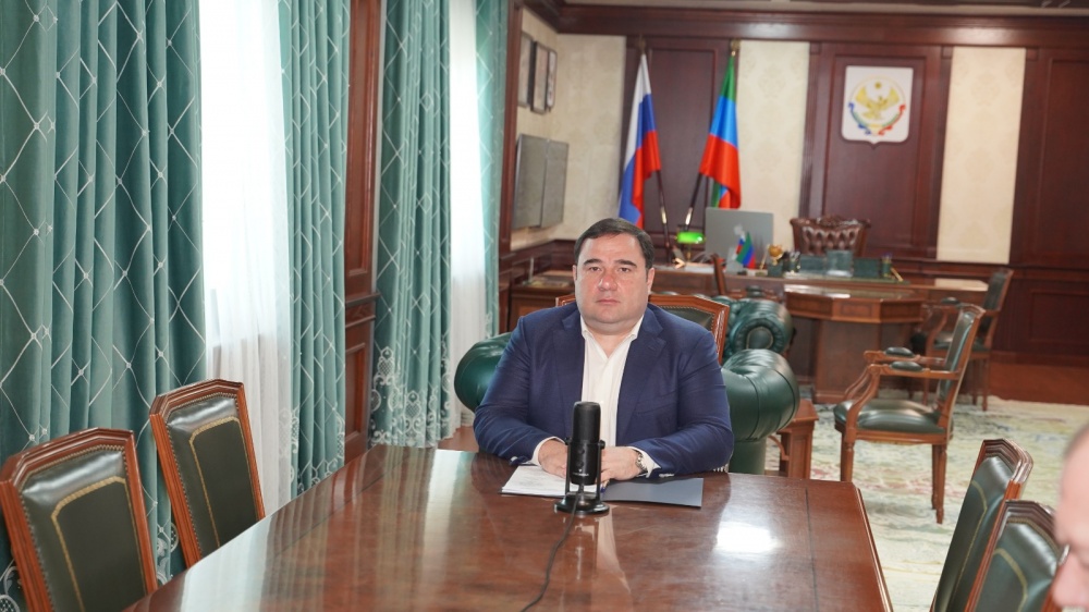 Глава Хасавюртовского района принял участие в работе  заседания Оперативного штаба РД в режиме видеоконференцсвязи под руководством Абдулмуслима Абдулмуслимова
