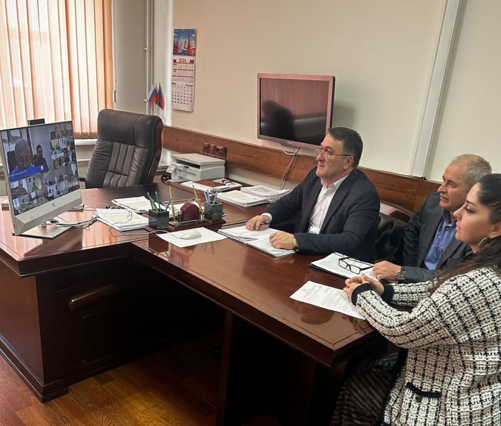 Администрация Хасавюртовского района приняла участие в работе совещания  в режиме ВКС  Министерства сельского хозяйства и продовольствия РД