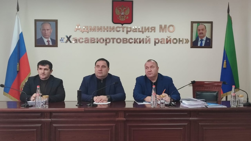 Глава Хасавюртовского района принял участие в работе заседания Совета Безопасности РД  под председательством Сергея Меликова