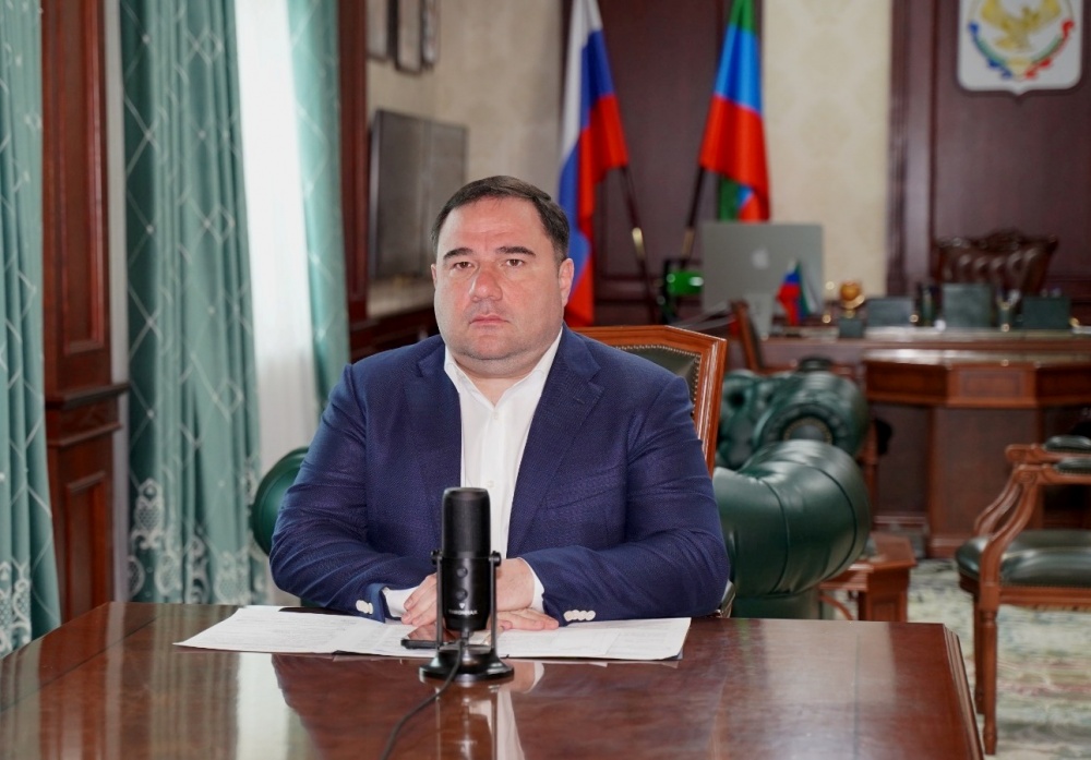 Глава Хасавюртовского района принял участие в работе  заседания Оперативного штаба РД в режиме видеоконференцсвязи под руководством Сергея Меликова