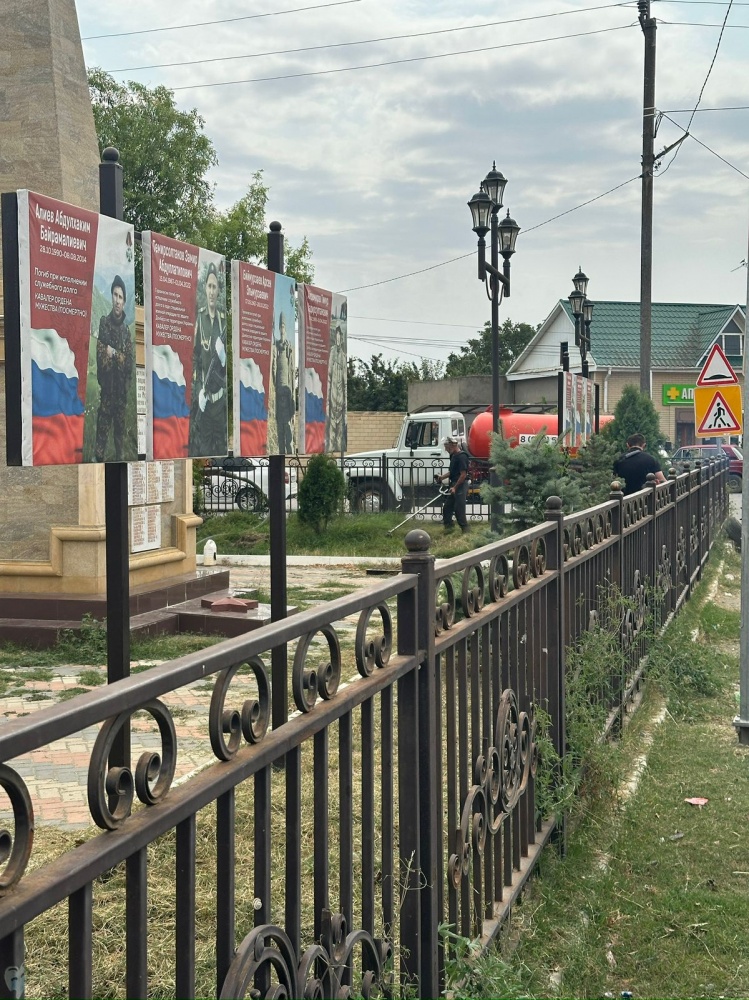 В Хасавюртовском районе продолжаются  санитарно – экологические субботники