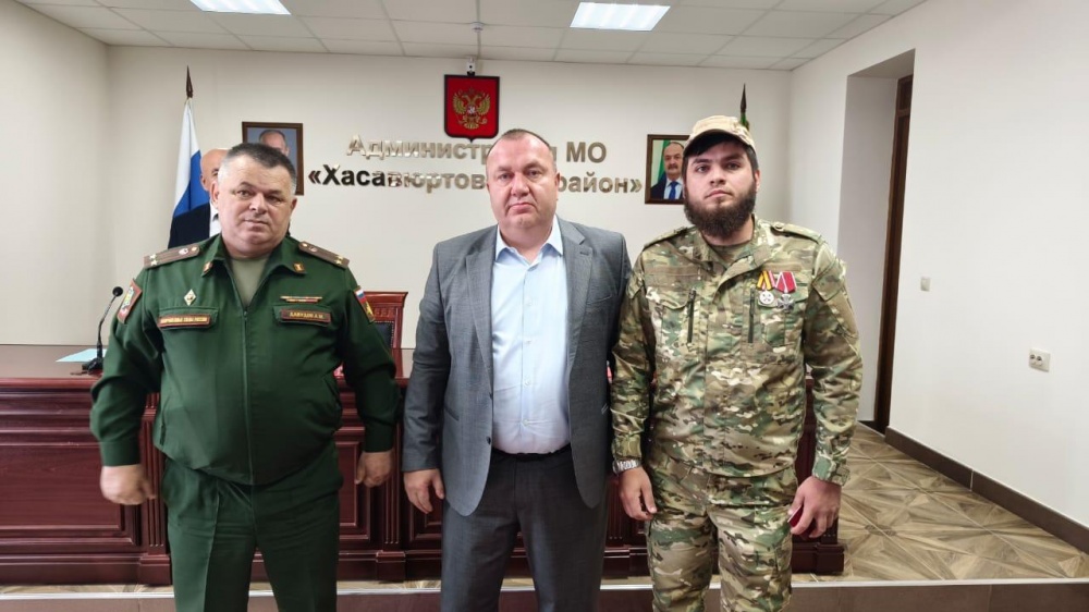 Участник СВО Хасавюртовского района Ислам Койтемиров награжден  государственными наградами «Орденом Мужества» и Медалью  «За воинскую доблесть» II степени МО РФ