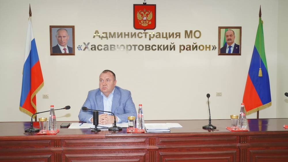 Администрация Хасавюртовского района приняла участие в работе Правительственного совещания    в режиме ВКС  под руководством Руслана Алиева