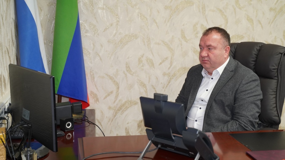 Администрация Хасавюртовского района приняла участие в работе   совещания ВАРМСУ Москва  режиме ВКС