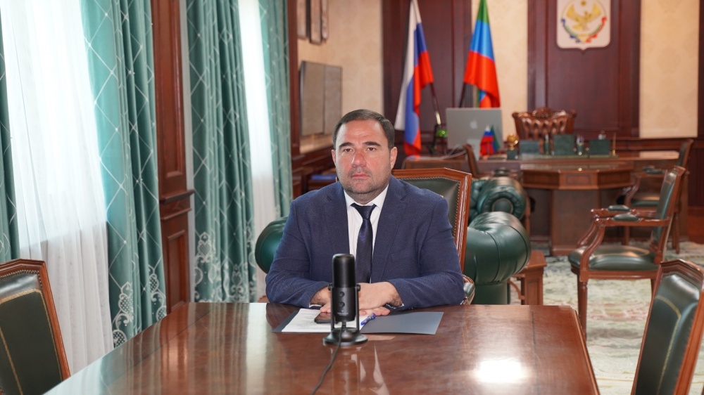 Глава  Хасавюртовского района принял участие в работе Правительственного заседания  в режиме ВКС под руководством Абдулмуслима Абдулмуслимова