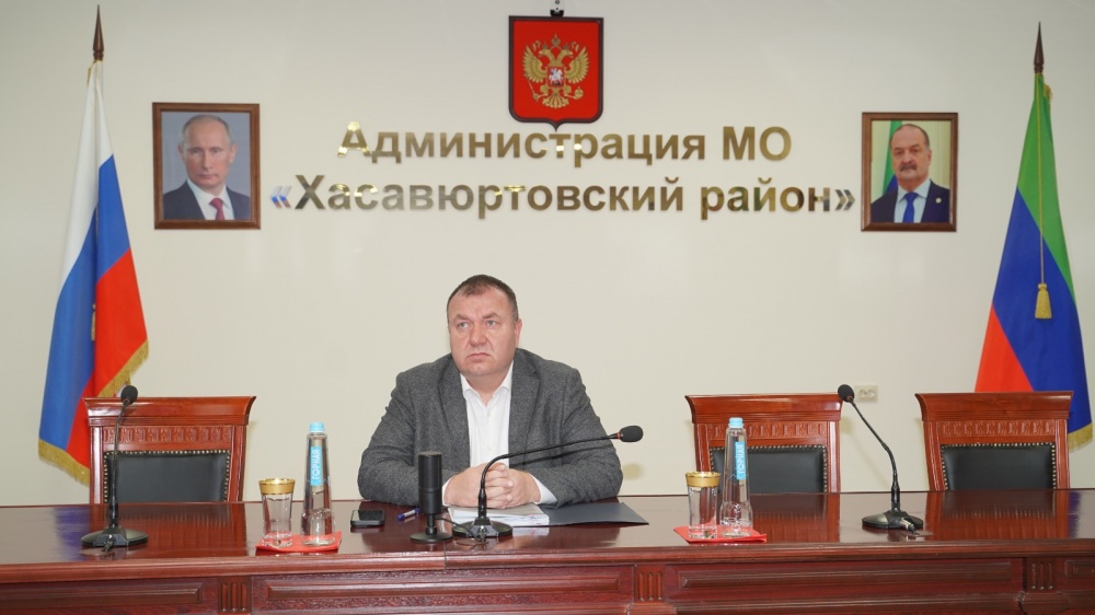 Администрация   Хасавюртовского района приняла  участие в работе совещания в режиме ВКС Минздравоохранения РД