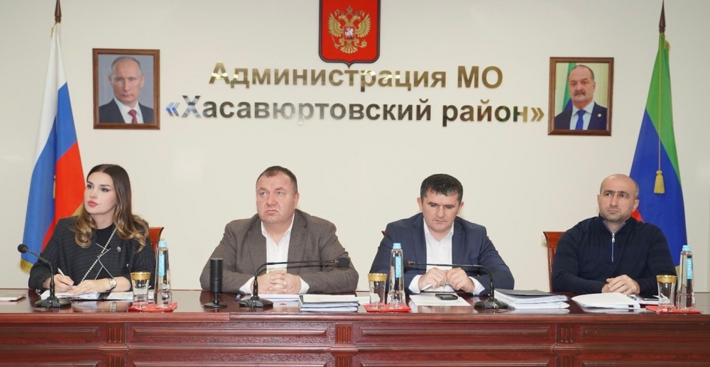 Администрация Хасавюртовского района приняла участие в работе Правительственного совещания в режиме ВКС  под руководством Муслима Телякавова