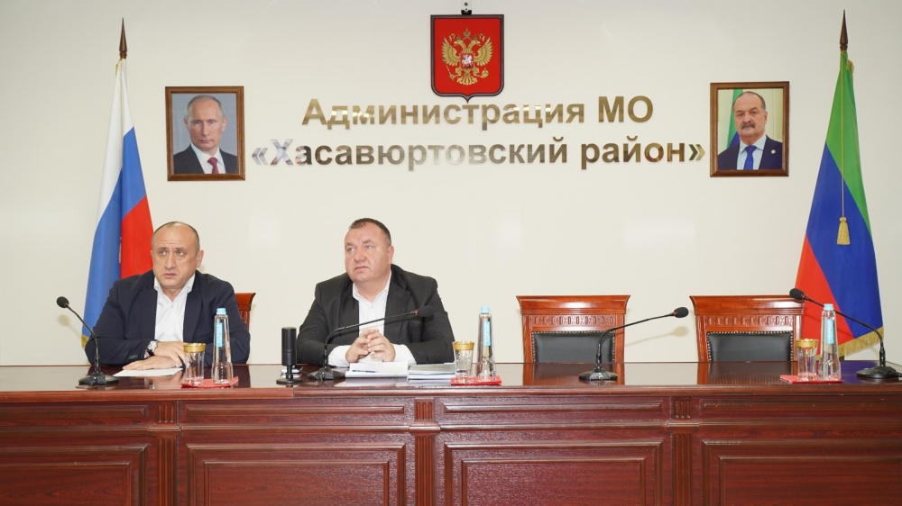 Администрация Хасавюртовского района приняла участие в работе Правительственного совещания  в режиме ВКС под руководством Абдурахмана Махмудова